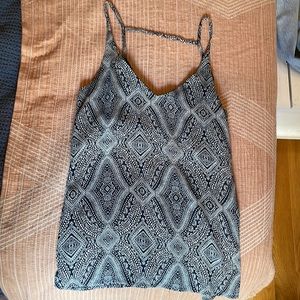 Navy boho pattern tank